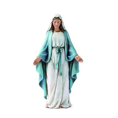 OEM 모양의 수제 새로운 도착 우리의 레이디 그레이스 입상 유명한 카톨릭 메리 입상 동상 종교 항목