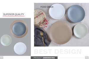 <span class=keywords><strong>Assiettes</strong></span> de table en céramique couleur mate Offre Spéciale, vaisselle de qualité supérieure, <span class=keywords><strong>assiettes</strong></span> <span class=keywords><strong>plates</strong></span> en <span class=keywords><strong>porcelaine</strong></span> pour hôtel, livraison gratuite - Product Image 5