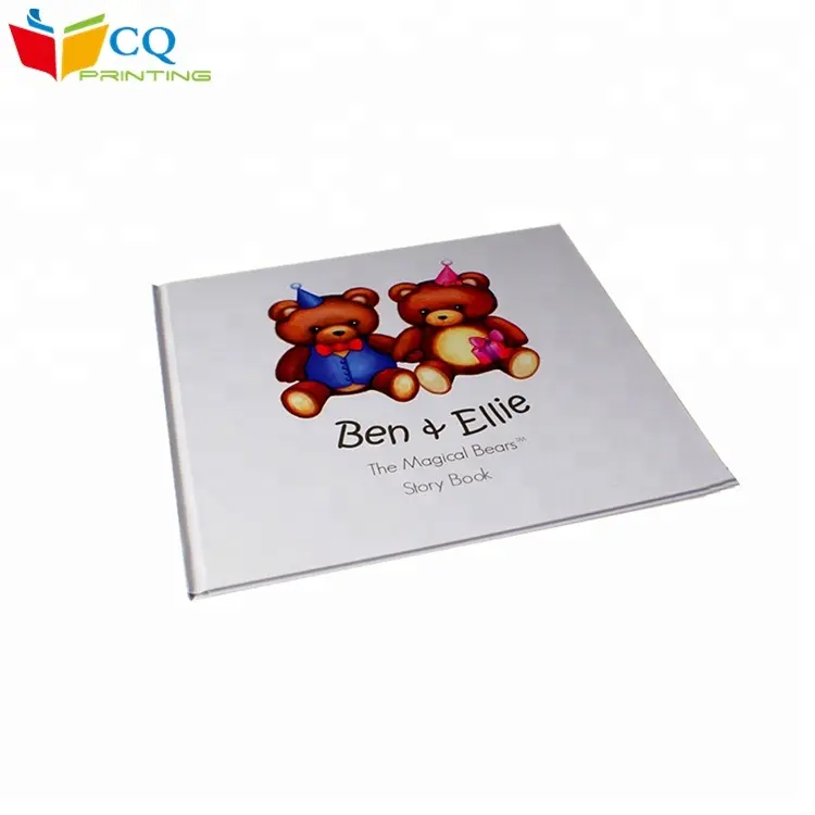 Hot sale custom mini activity hardcover kids english story learning cartoon book with good quality sewn binding