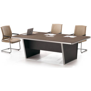 DF9216 Bureau de direction moderne en MDF Table de conférence <span class=keywords><strong>Réunion</strong></span> 2,4m - Product Image 1
