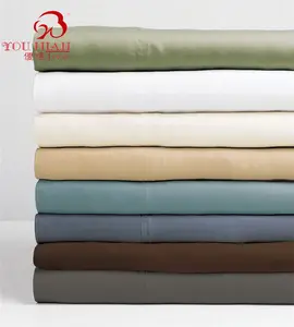 China Supplier Bamboo Bed Sheet Fabric 100% Organic Sexy Bed Sets Hotel Bed Sheet