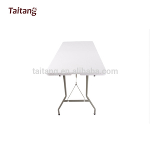 Folding <strong>Table</strong> Easy Carry Plastic Outdoor <strong>Table</strong> Steel Frame Hotel <strong>Buffet</strong> <strong>Table</strong> Round Top 5 Years 50 - Product Image 3