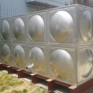 Big size stainless steel assembled ss water tank for industrial water storage