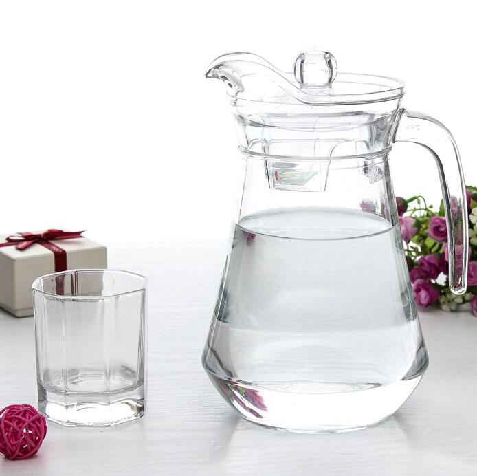 1.3L Large capacity glass jug water jug glass set
