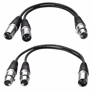 สายแพทช์ Y ขนาด 12 นิ้ว - สาย XLR ตัวเมียไปยังสาย XLR ตัวผู้คู่ - Product Image 1