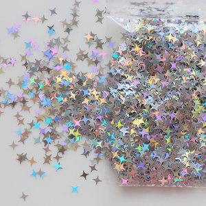 Paillettes pour ongles, lot de 10 pièces, brillantes, or 3D, DIY, pour pointes, décor, Nail Art - Product Image 3