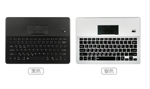 LED Lumière Tablet PC Pliant Clavier En Aluminium Triple Pliage Clavier Bluetooth Pour iOS/Android/<span class=keywords><strong>Windows</strong></span> - Product Image 5
