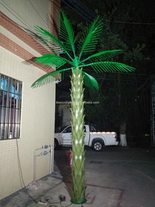 Cảnh quan ngoài trời thắp sáng cây cọ dừa nhân tạo - Product Image 4