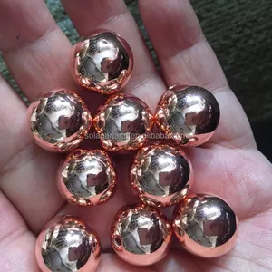 4Mm/6Mm/8Mm/10Mm/12Mm/14Mm/16Mm/18Mm/20Mm Shiny Rose Gold Plated Acryl Kralen