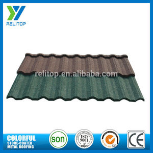 Azulejo de <span class=keywords><strong>material</strong></span> para techos de acero revestido de piedra - Product Image 1