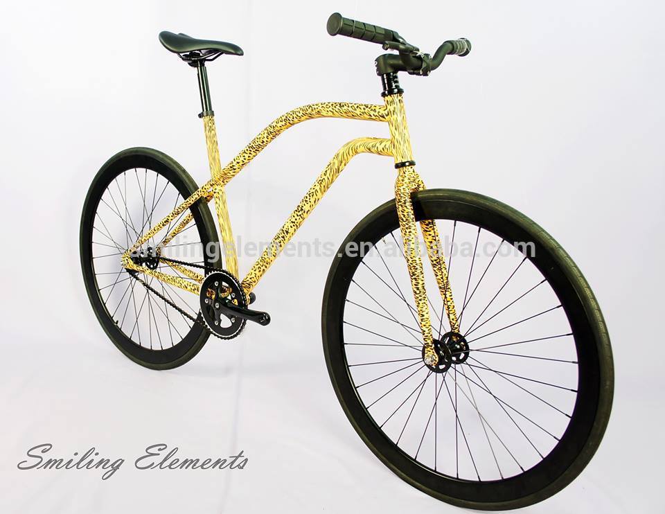 Water transfer sticker Dual frame city fixed gear bike