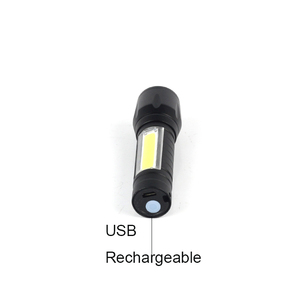 COB High Beam Led Zoom Torch <span class=keywords><strong>Light</strong></span> Hộp Quà Tặng USB Có Thể Sạc Lại Tập Trung Đèn Pin Bỏ Túi - Product Image 6