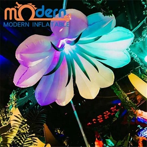 <span class=keywords><strong>ราคา</strong></span>โรงงาน ลูกโป่งดอกไม้แขวนขนาดใหญ่ 2 เมตร ไฟ LED RGB ในตัว พัดลมในตัว ปรับแต่งขนาดได้ ผลิตจากผ้าโพลีเอสเตอร์ทาฟต้า สำหรับงานปาร์ตี้ - Product Image 1