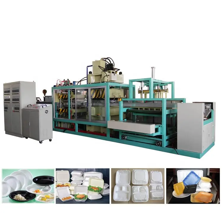 중국 PS fast food container 및 tray 폼 일회용 식기 기계 production 선