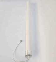 Antena Inalámbrica Omnidireccional para Exteriores YC YCF-0675-8 de 8 dBi, Fibra de Vidrio, GSM 3G CDMA WLAN WiFi 4G LTE, 806-2700MHz, 1.8 VSWR