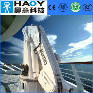 6.3 tonnes mini <span class=keywords><strong>quai</strong></span> bateau grue montée dans <span class=keywords><strong>le</strong></span> chantier naval ascenseur hydraulique à vendre - Product Image 3