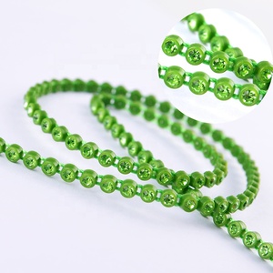 Cadena de piedra de hilo bordado de poliéster Tornasol de <span class=keywords><strong>Cristal</strong></span> de calidad fina - Product Image 5