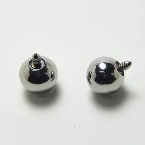 Tecsun — <span class=keywords><strong>Piercing</strong></span> de boule fraise en titane F136, accessoire microdermique - Product Image 1