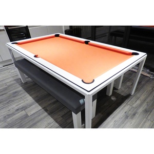 2020 Thiết Kế Mới Của Home Sử Dụng 2 Trong 1 Thép Không Gỉ 6ft 7ft 8ft Ăn Billiard Hồ Bơi Bảng Cho Bán - Product Image 5