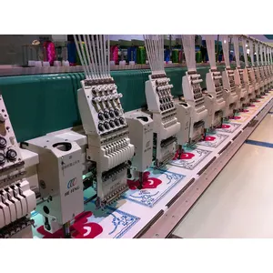 HE FENG 9 Needle 15 head chenille embroidery machine