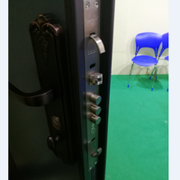 Porte d'entrée antivol en acier, sécurité, porte extérieure en métal de qualité supérieure, nouveau style
