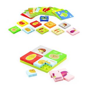 Jeu de puzzle éducatif pour enfants avec 41 pièces de légumes colorés et 11 cartes - Product Image 2