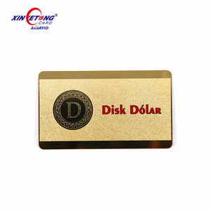 Customized Elegant Etched Golden Business/ VIP/Membership/<strong>Loyalty</strong> Metal Card China Manufacturer - Product Image 4