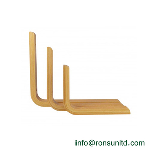 <span class=keywords><strong>Étagère</strong></span> murale en contreplaqué laminé robuste avec supports en bois - Product Image 2