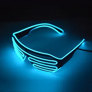 ¡Nuevo diseño de 2018! gafas de alambre con luz para decoración de fiestas de alta calidad