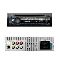 OEM-panel de opción desmontable/fija para coche, reproductor de MP3, CD, BT, universal, con pantalla led lcd, 1 Din, 12/24V, DVD, USB