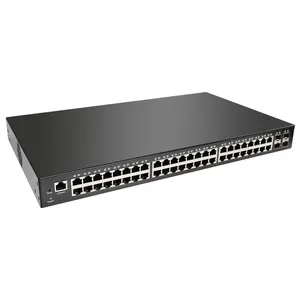 48 Cổng RJ45 10/100/1000Mbps, 4 Cổng SFP + 10 Gigabit Tường Lửa Pfsense Mini Pc Ethernet Network Switch