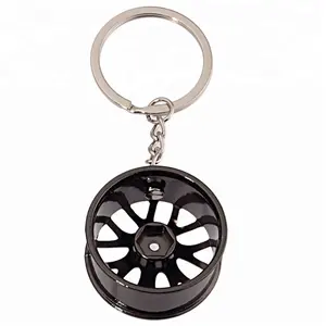 Ô Tô Turbo Keychain Xe Phần Mô Hình Tùy Chỉnh Móc Chìa Khóa Pom Pom Kim Loại Keychain Tùy Chỉnh