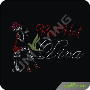 Vente chaude diva de Red Hat cristal de fer sur Motif