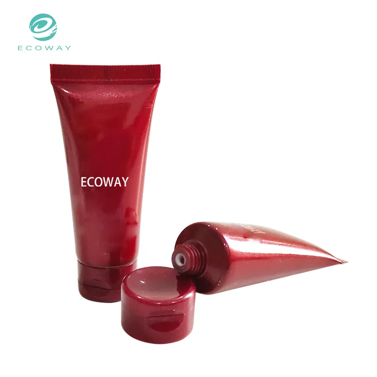 Empty Plastic Cosmetics Shampoo /Lotion Cream Tubes Packaging With Caps For Hotel