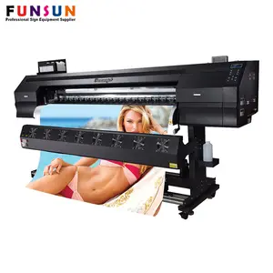 Funsunjet FS-1802K 1.8 m 6ft 1440 dpi dx7 impresora del solvente del sinh thái del formato grande