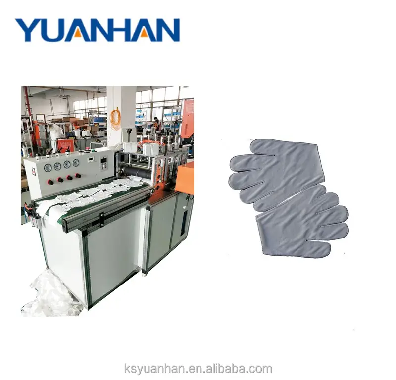 Ultrasound cotton glove making machine/hand gloves making machine