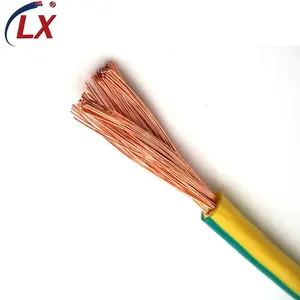 450/700 v 1mm 2.5mm 4mm PVC yalıtımlı esnek bakır çekirdek elektrik elektrik kablo tel H07V-K