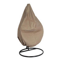 Siège unique étanche extérieur meubles de jardin rotin patio balançoires suspendus oeuf chaise