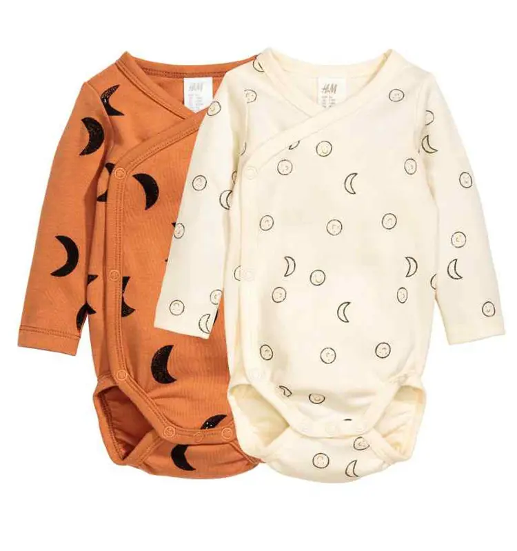 Wholesale China Import Plain Lovely Baby Organic Cotton romper Clothing