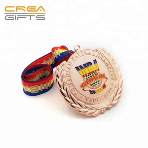 फैक्ट्री गोल्ड/तांबे/निकल प्लेटिंग पुरस्कार पदक विजेता धातु ट्रॉफी और पदक - Product Image 3