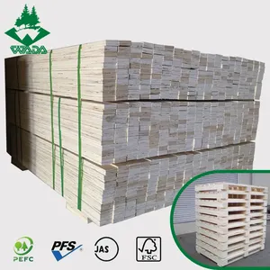 Barato 2x4 madeira para venda de exportação para a Malásia full poplar lvl madeira compensada para embalagem de paletes de madeira