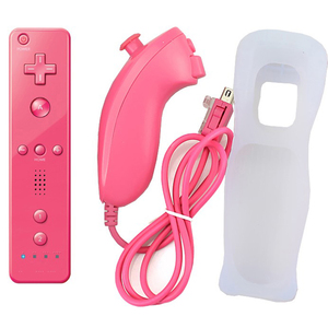 Bán buôn New 2in1 Nunchuk Điều Khiển Từ Xa Combo Set Được Xây Dựng trong CHUYỂN ĐỘNG CỘNG VỚI Cho Wii Gamepad với Silicone Trường Hợp TÀU NHANH - Product Image 4