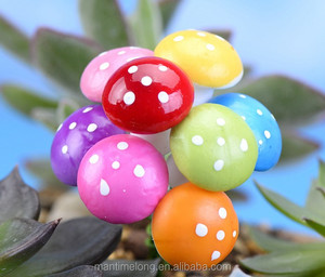 Champignons en mousse pour micro-paysage, bonsaï, jardinage, accessoires de <span class=keywords><strong>jardin</strong></span>, décorations, piquets, artisanat, mtl - Product Image 4