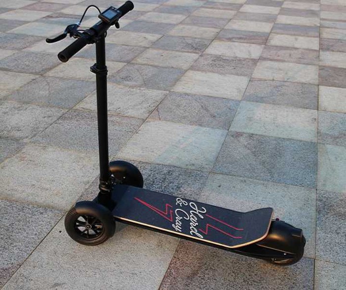 2019 yetişkin katlanır hub fırçasız motor ucuz 3 tekerlekli trotinette electrique scooter CE ile cycleboard