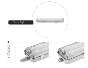 फ्लोरोसेंट लैंप ट्यूब सीई T8 18W 40W चमकदार सफेद अनुकूलित प्रकाश रंग डिजाइन का समर्थन Dimmer इनपुट तापमान घंटे