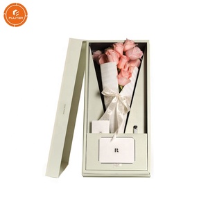 Boite de Roses à tige longue en papier, grande <span class=keywords><strong>fleur</strong></span>, pour un cadeau d'anniversaire, pour la fête des mères, nouveau <span class=keywords><strong>Design</strong></span> - Product Image 4