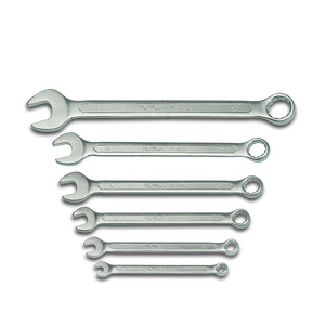 Free Sample <strong>6MM</strong> <strong>High</strong> <strong>Quality</strong> German Type Satin Chrome Plated CRV Tool Kit Combination <strong>Spanner</strong> - Product Image 2