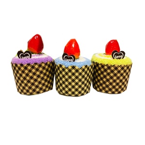 Souvenirs de mariage <span class=keywords><strong>Serviette</strong></span> de Gâteau Cupcake <span class=keywords><strong>forme</strong></span> <span class=keywords><strong>serviette</strong></span> - Product Image 1