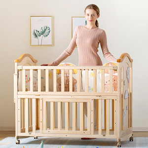 antique baby cot