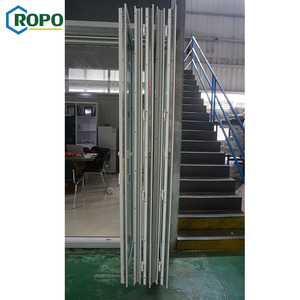 As2047 Exterior de vidrio doble UPVC Patio plegable puertas de acordeón - Product Image 4